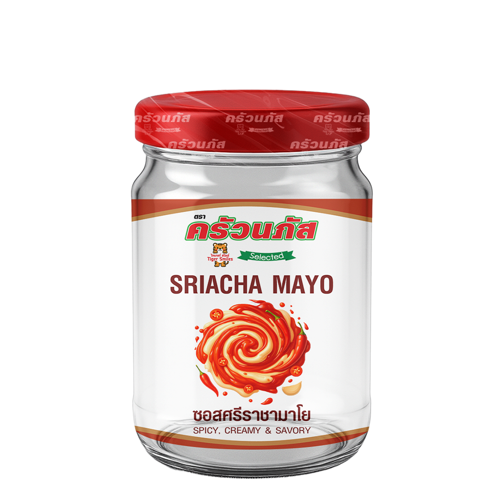 Kruanapat Sriracha Mayo (Glass jar) 450g x 24 jar